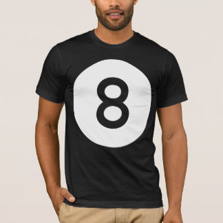 T-shirt Bola 8 bolas/oito - limpe