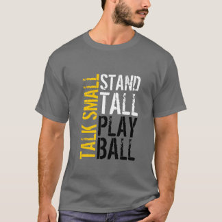 T-shirt - bola alta do jogo do suporte pequeno da