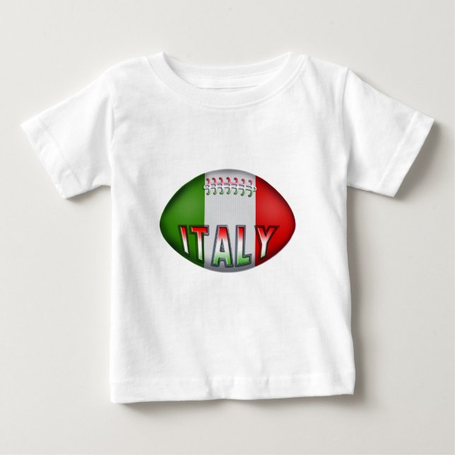 T-shirt Bola de rugby de Italia (Frente)