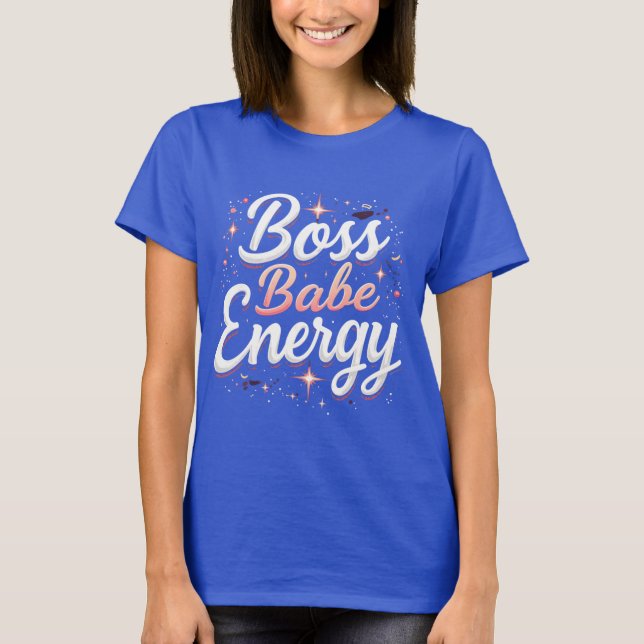 T-Shirt Bold & Fierce Boss Babe (Frente)