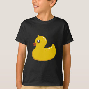 T-shirt Bolhas Ducky/azuis de borracha bonitos