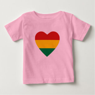T-shirt Bolivia Flag Heart-Shirt