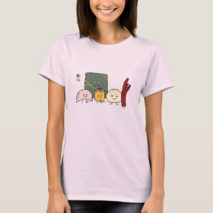 T-shirt Bolo chinês dos bolos da bolinha de massa de Bao