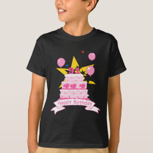 T-shirt Bolo de aniversário de 91 anos