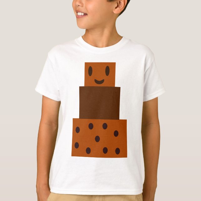 T-shirt Bolo de Chocolates (Frente)