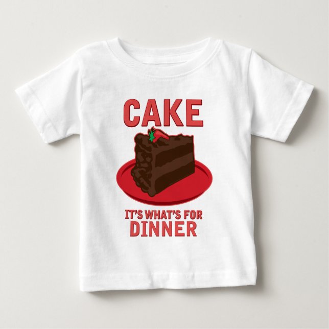 T-shirt Bolo, é o que há para Jantar (Frente)