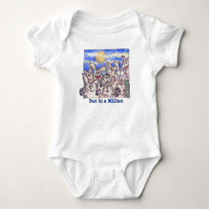 T-shirt Bolo em coelhos de milhão desenhos animados