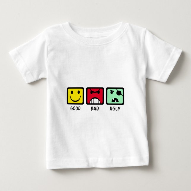 T-shirt Bom feio mau (Frente)