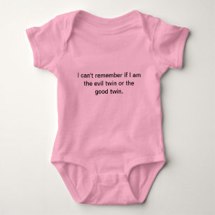 T-shirt bom ou bebê mau