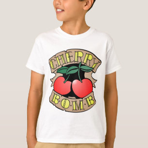 T-shirt Bomba de cereja 1413032011 Inverso (balancim &