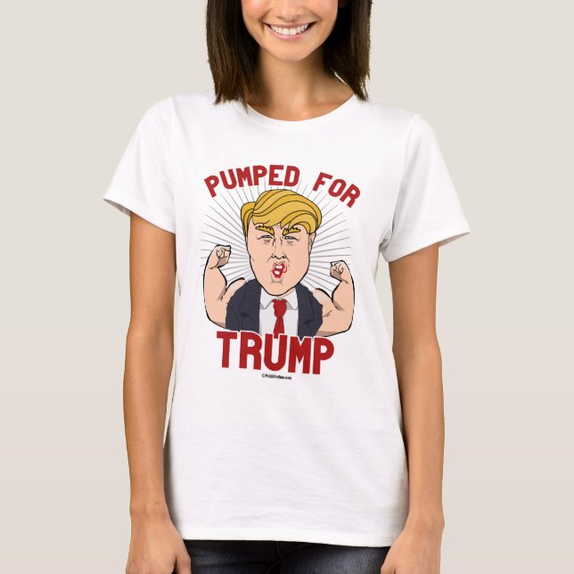 T-shirt Bombardeado para Trump (Frente)