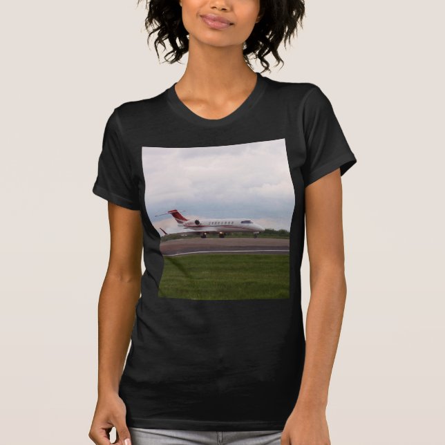 T-shirt Bombardier Lear Jet 45XR (Frente)