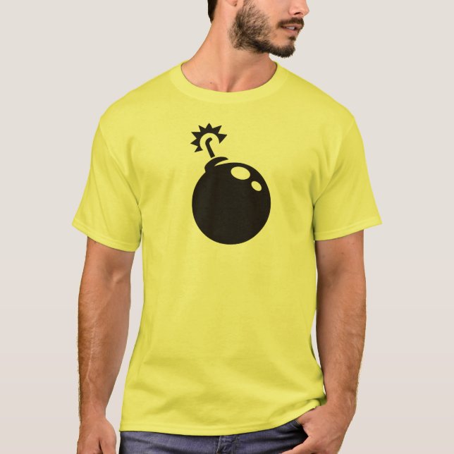 T-shirt Bombas afastado (Frente)