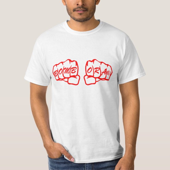 T-shirt Bombora Knuckles o vermelho (Frente)