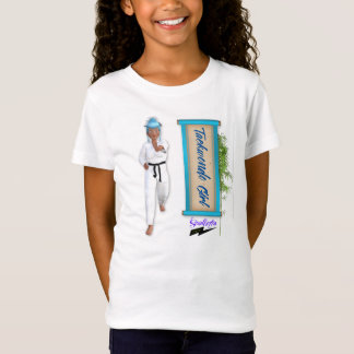 T-shirt Boneca T da menina de Scolletta "Taekwondo"