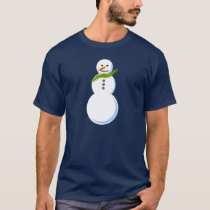 T-shirt Boneco de neve