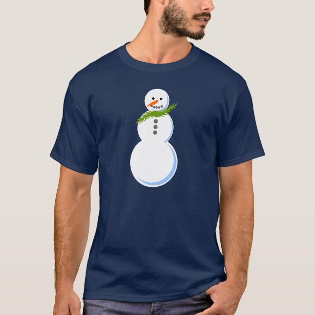 T-shirt Boneco de neve (Frente)