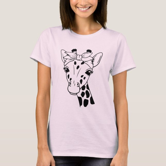 T-Shirt Bonita Girafa (Frente)