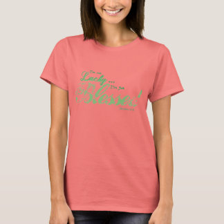 T-shirt Bonito Abençoado, vaso feminino