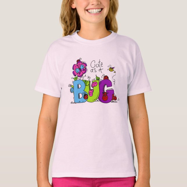T-shirt Bonito como um inseto (Frente)
