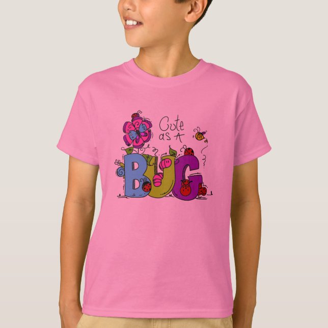 T-shirt Bonito como um inseto (Frente)