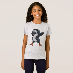 T-shirt bonito da dança de Dabber do pinguim