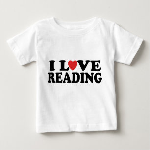 T-shirt bonito da leitura do amor de I