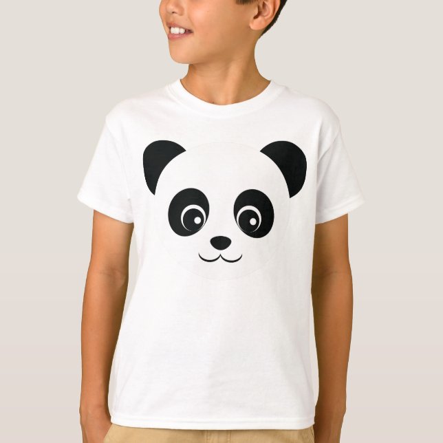 T-shirt bonito da panda (Frente)