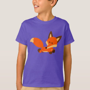 T-shirt bonito das crianças do Fox dos desenhos