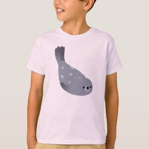 T-shirt bonito das crianças do selo de porto dos