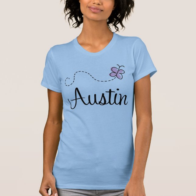 T-shirt bonito de Austin Texas (Frente)