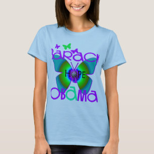 T-shirt bonito de Barack Obama do apoio da
