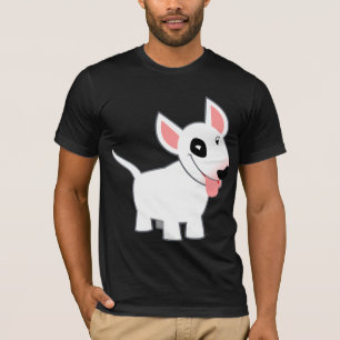 T-shirt bonito de bull terrier dos desenhos