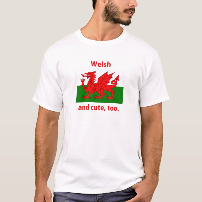 t-shirt bonito de Galês (Frente)