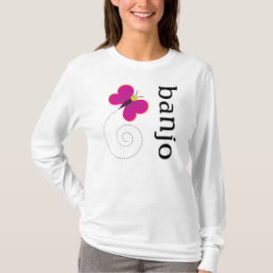 T-shirt bonito do amante do banjo