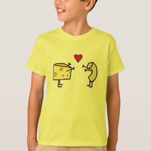 T-shirt bonito do amor do Mac e do queijo