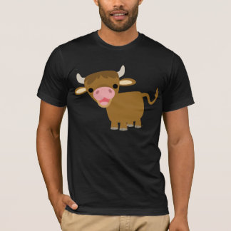 T-shirt bonito do boi dos desenhos animados
