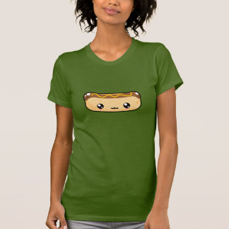 T-shirt bonito do cachorro quente de Kawaii