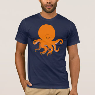 T-shirt bonito do polvo dos desenhos animados