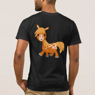 T-shirt bonito do pônei do Appaloosa dos desenhos