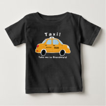 T-shirt bonito do táxi de táxi - bebê - criança -
