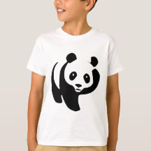 T-shirt bonito do urso de panda