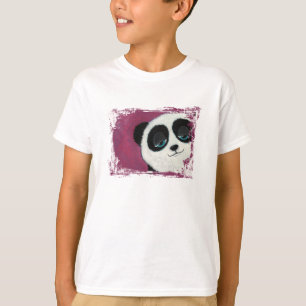 T-shirt bonito do urso de panda