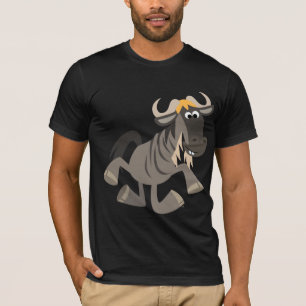 T-shirt bonito do Wildebeest da dança de torneira