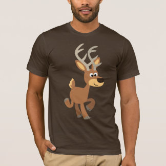T-shirt bonito dos cervos dos desenhos animados