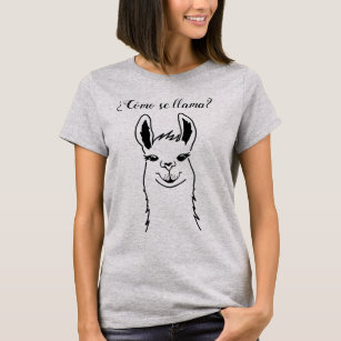 T-shirt bonito e engraçado do hipster do lama
