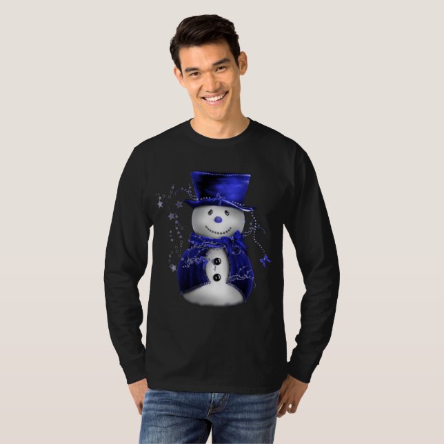 T-shirt Bonito Neve Azul (Frente Completa)