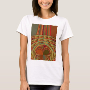 T-shirt Bonito Ouro Tradicional Africano Brown Motif