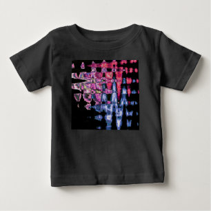 T-shirt Bonito roxo, Cinza de Cinza e Aquarela Preta