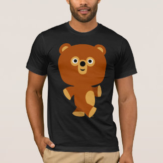 T-Shirt Bonito Urso de Cartoons Assertivos